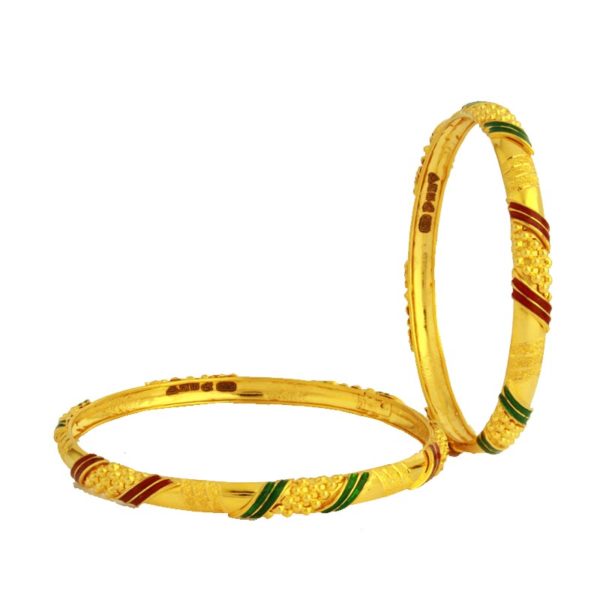 MGDM - HALF ROUND ENAMEL BANGLES