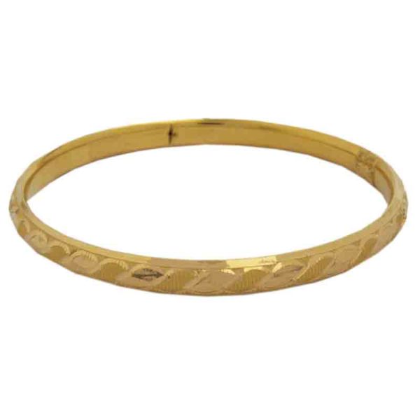 MGDM - GULF HALF ROUND PLAIN BANGLE