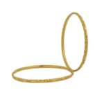 MGDM - GULF HALF ROUND PLAIN BANGLES