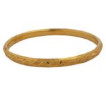 MGDM - GULF HALF ROUND PLAIN BANGLE