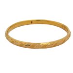 MGDM - GULF HALF ROUND PLAIN BANGLE