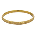 MGDM - GULF HALF ROUND PLAIN BANGLE