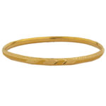 MGDM - GULF HALF ROUND PLAIN BANGLE