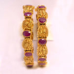 MGDM - PRECIOUS STONE BRIDAL SCREW BANGLES