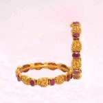 MGDM - PRECIOUS STONE BRIDAL SCREW BANGLES