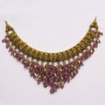 MGDM - SEMI PRECIOUS WITH STUD NECKLACE