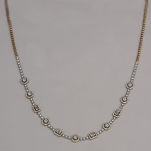 MGDM - ROSE GOLD RAJKOT STONE NECKLACE