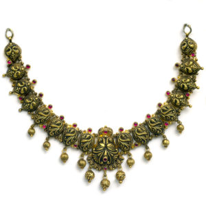 Mahalaxmi Gold Jewellery - NAGA STONE BRIDAL NECKLACE