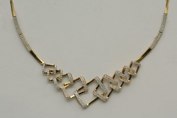 MGDM 22K ROSE GOLD NECKLACE Mahalaxmi Jewels