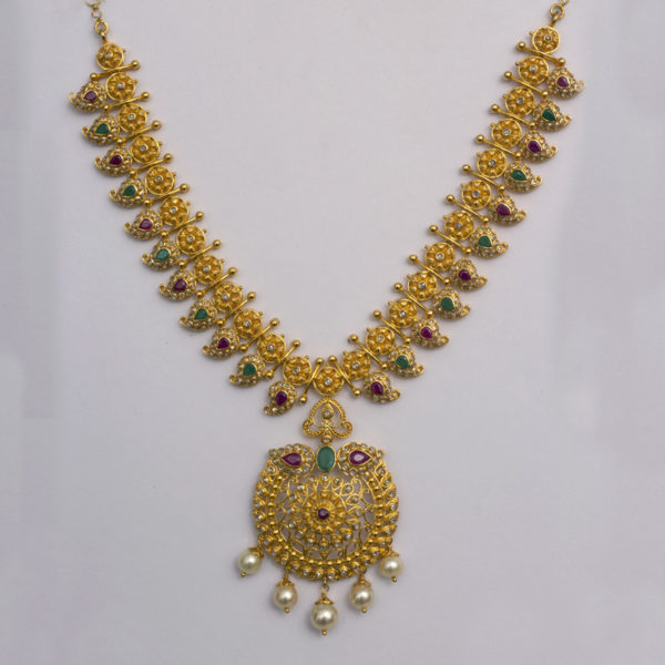 MGDM - PRECIOUS STONE BRIDAL NECKLACE