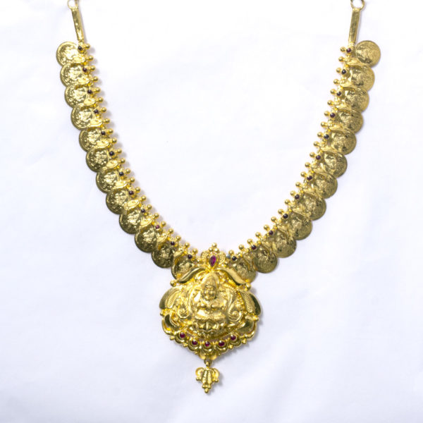 MGDM - KASU WITH LAXMI PENDANT NECKLACE