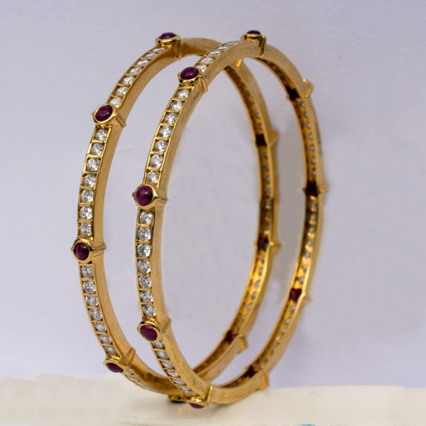 MGDM– PRECIOUS STONES BRIDAL BANGLES