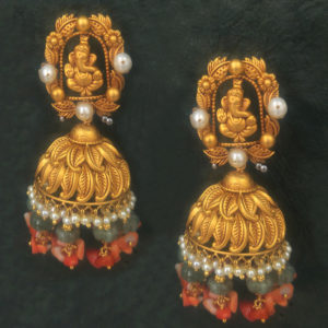 Mahalaxmi Gold Jewellery - PRECIOUS STONES BRIDAL JIMMIK