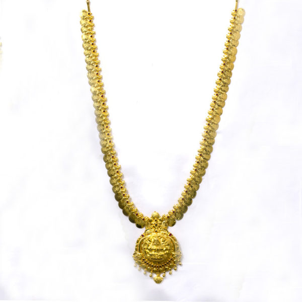 MGDM - KASU MALA WITH LAXMI PENDANT HARAM