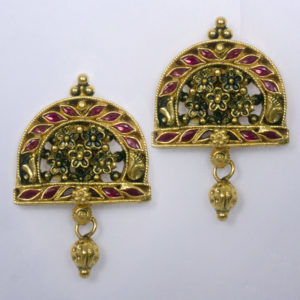 Mahalaxmi Gold Jewellery - PRECIOUS STONES BRIDAL DROPS