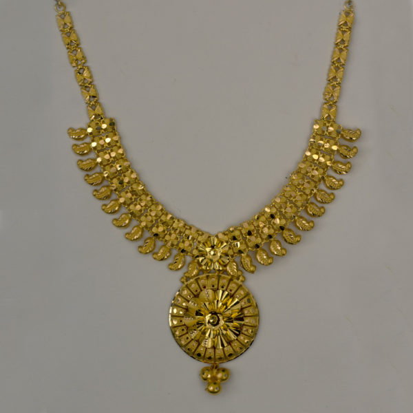 MGDM - MANGO WITH PENDANT PLAIN NECKLACE (KERALA PATTERN)