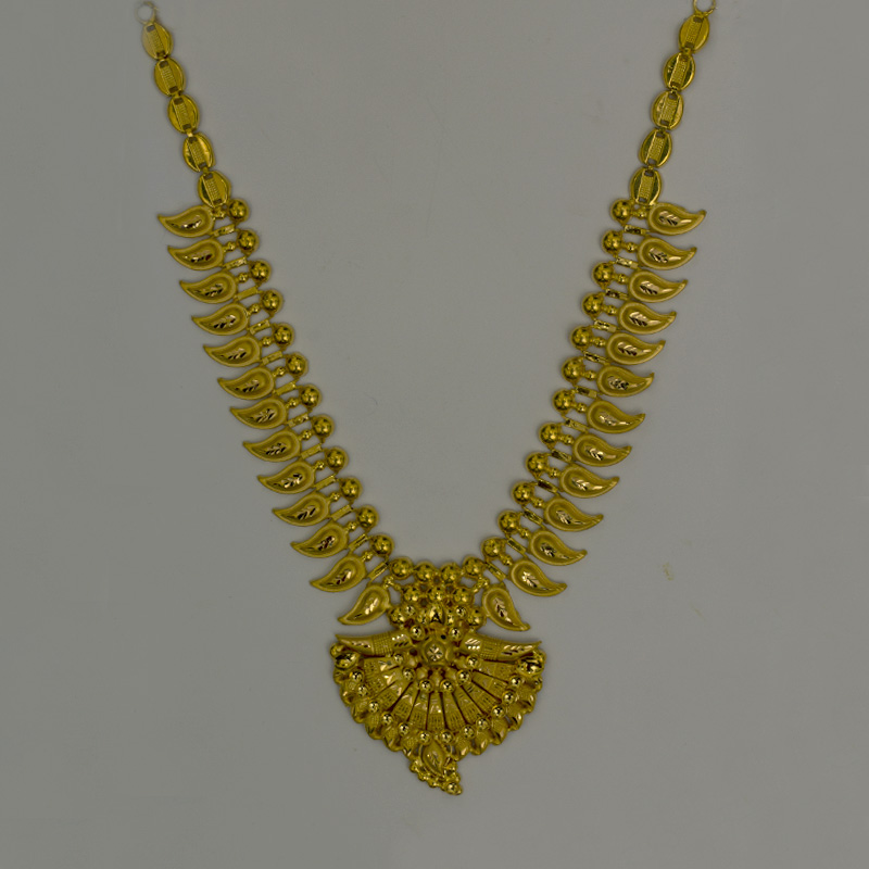 Buy 22Kt Fancy Enamel Pendant Kerala Gold Necklace 4VG3519 Online from  Vaibhav Jewellers