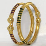 MGMD - HALF ROUND ENAMEL BANGLES