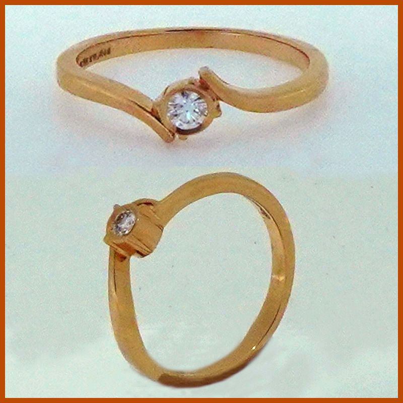 Shree Balkrishna Jewellers Flush Set Diamond Ring at Rs 295563 in Rajkot