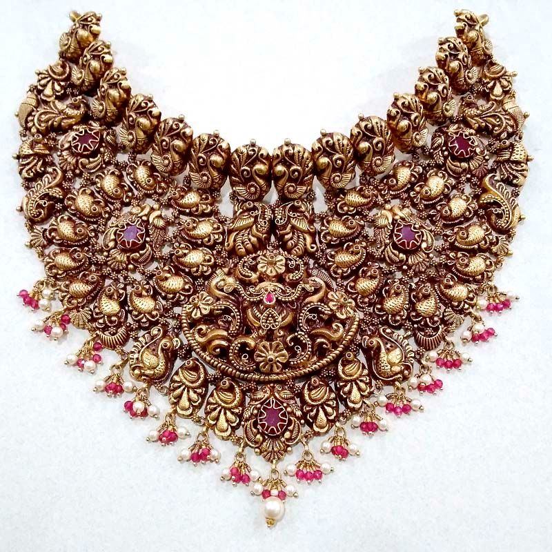 Gold Bridal Choker Necklace Manufacturer Supplier from Mysore India