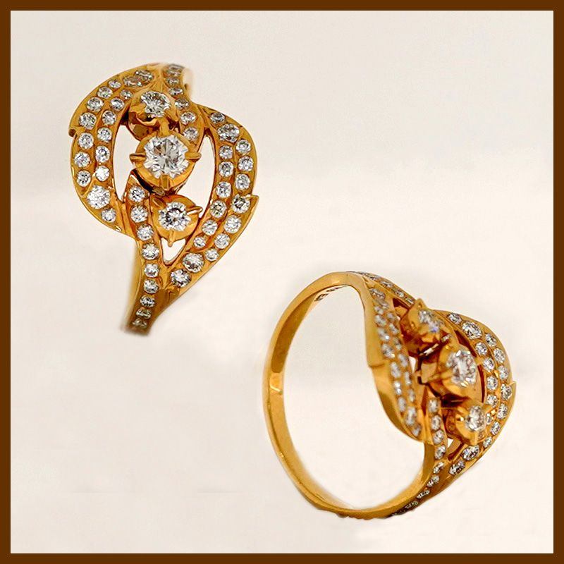Diamond Ladies Ring | Akshaya Gold & Diamonds | Buy Online