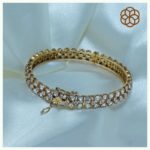 MGDM - DIAMOND STUDDED OPEN SETTING BANGLE