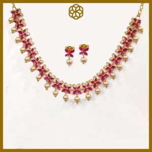 MGDM - BRIDAL NECKLACE AND EARRING SET